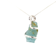 Aquamarine Pendant Necklace (T1007)