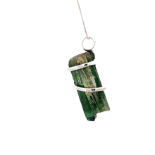 Green Tourmaline Pendant Necklace (M1236)