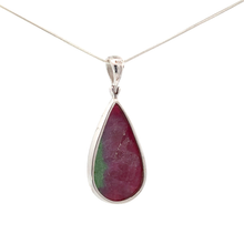 Ruby Zoisite Pendant Necklace (SB2869)