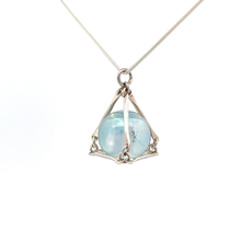 Aqua Aura Crystal Pendant (SB2884)