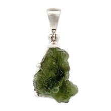 Moldavite Crystal Pendant Necklace (SB1761)