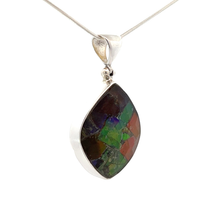 Ammolite Quartz Doublet Pendant (SB2898)