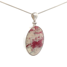 Cinnabar Crystal Pendant Necklace (SB2791)