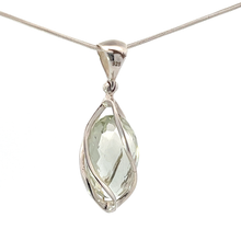 Green Amethyst Crystal Pendant (SB2931)