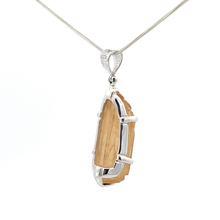 Imperial Topaz Pendant Necklace (AE1144)