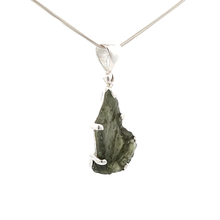 Moldavite Crystal Pendant Necklace (SB1190)