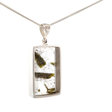 Epidote in Quartz Pendant (SB1153)