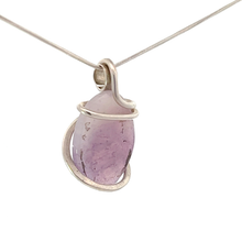 Purple Opal Pendant Necklace (M1093)