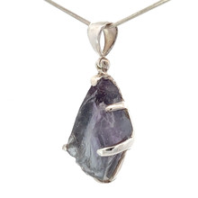 Fluorite Crystal Pendant Necklace (SB3102)