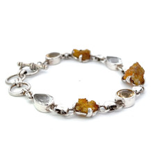 Zincite Citrine Topaz Tennis Bracelet (SB3232)