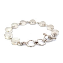 Selenite Crystal Tennis Bracelet (SB3233)
