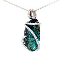 Shattuckite Pendant Necklace (M1479)