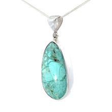 Chrysocolla Pendant Necklace (AE1022)