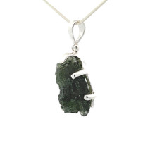 Moldavite Pendant Necklace (SB1778)
