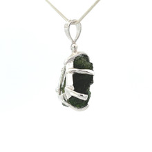 Moldavite Pendant Necklace (SB1778)