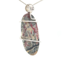 Cinnabar Crystal Pendant Necklace (SE1177)