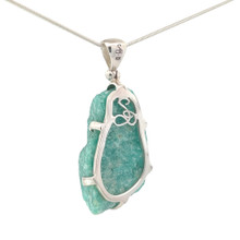 Amazonite Pendant Necklace (FA2160)