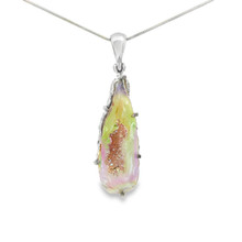 Agate Geode Pendant Necklace (SB3295)