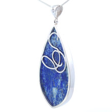 Lapis Lazuli Pendant Necklace (M1138)