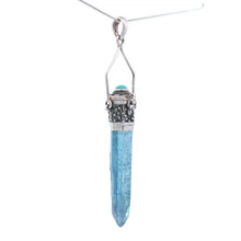 Aqua Aura Turquoise Pendant (SB2884)