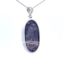 Charoite Pendant Necklace (AE1023)