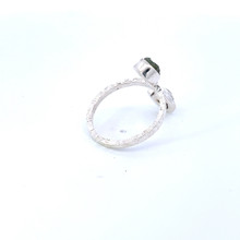 Moldavite Faceted & Rough Ring (R1012)