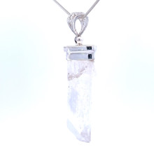 Danburite Crystal Pendant Necklace (SB1228)