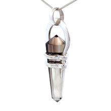 Smokey Quartz Pendant Necklace (SB2637)