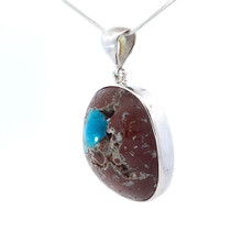 Cavansite Pendant Necklace (SB1731)