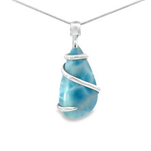 Larimar Pendant Neckalce (SE1155)