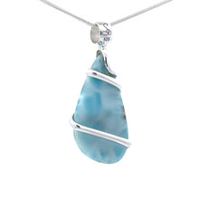 Larimar Pendant Neckalce (SE1155)