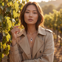 Imperial Topaz Shungite Pendant (SB1668)