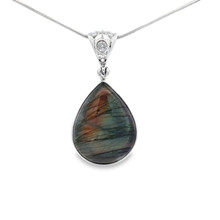 Labradorite Pendant Necklace (SE1190)