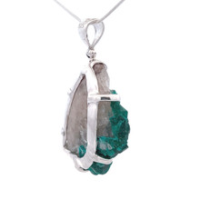Dioptase Pendant Necklace (SB1183)