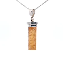 Imperial Topaz Pendant Necklace (M1271)