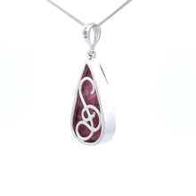 Thulite Pendant Necklace (SE1332)