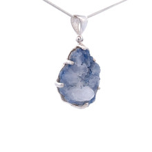 Blue Dumortierite Pendant Necklace (SB1769)