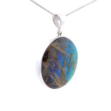 Rutilated Quartz Aura Triplet Pendant (SB3393)