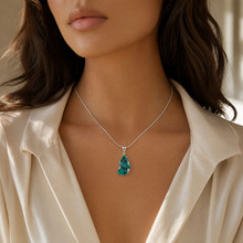 Dioptase Pendant Necklace (SB1223)