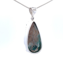 Dioptase Pendant Necklace (SB1223)