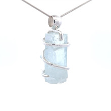 Aquamarine Pendant Necklace (SE1187)