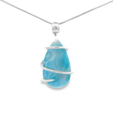 Larimar Pendant Necklace (FA1035)