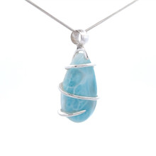 Larimar Pendant Necklace (FA1035)