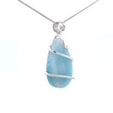 Larimar Pendant Necklace (FA1035)