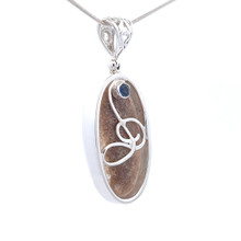 Lodolite Quartz Pendant Necklace (FA1031)