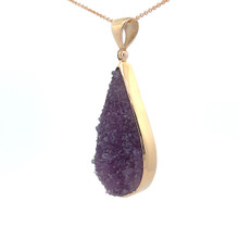 Amethyst Druzy Pendant (SB3407)