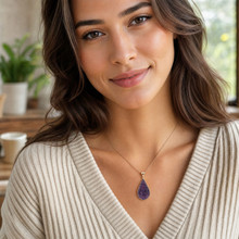 Amethyst Druzy Pendant (SB3407)