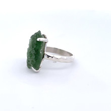 Moldavite Crystal Ring (R1021)