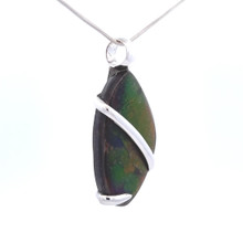 Ammolite Pendant Necklace (SE1209)