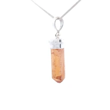 Imperial Topaz Pendant Necklace (M1271)